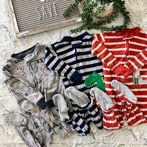 Footie Pajamas BUNDLE - 12 Months